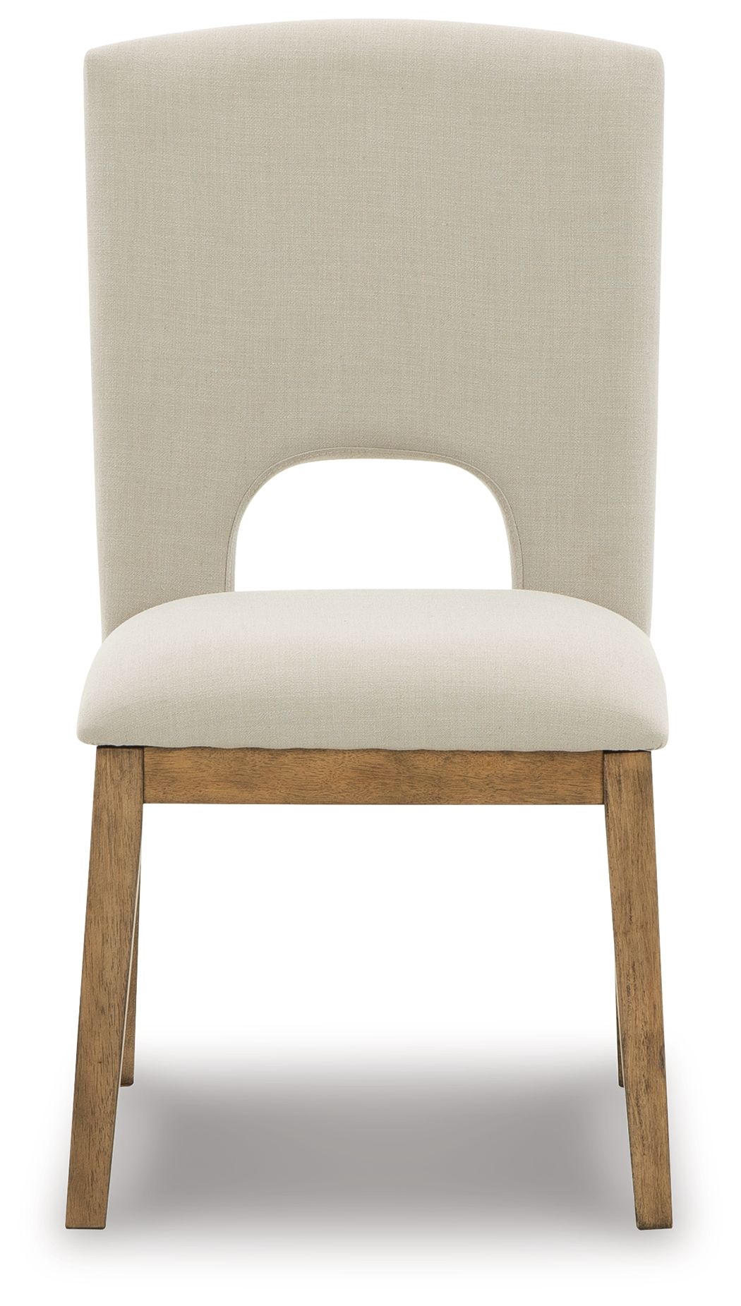 Dakmore - Linen / Brown - Dining Uph Side Chair (Set of 2)