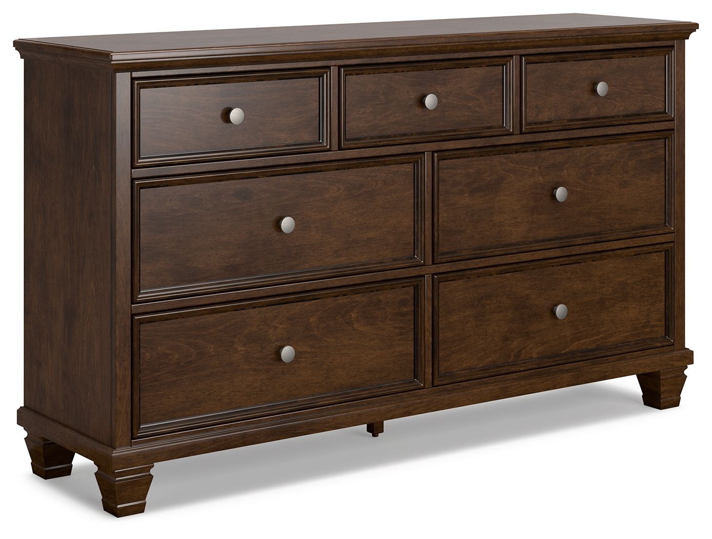 Danabrin - Brown - 8 Pc. - Dresser, Mirror, Chest, Queen Panel Bed, 2 Nightstands