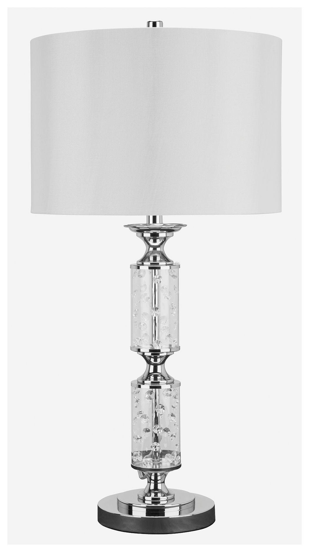 Laramae - Chrome Finish - Metal Table Lamp