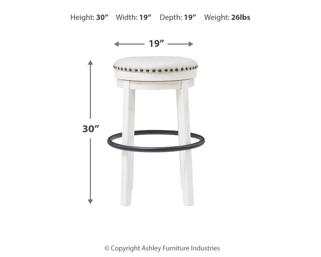 Valebeck - Swivel Stool