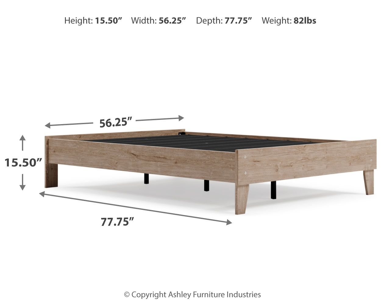 Oliah - Platform Bed