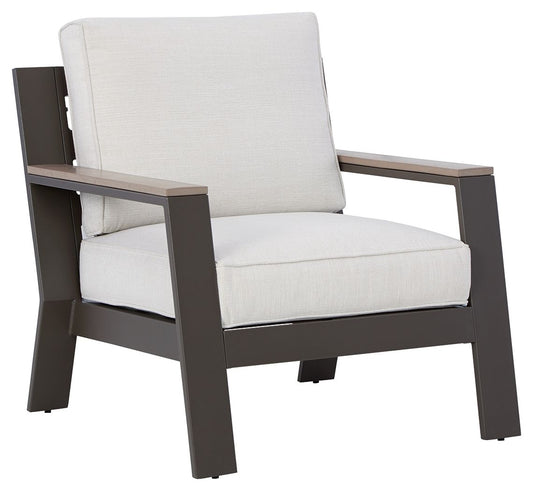 Tropicava - Taupe / White - Lounge Chair W/Cushion