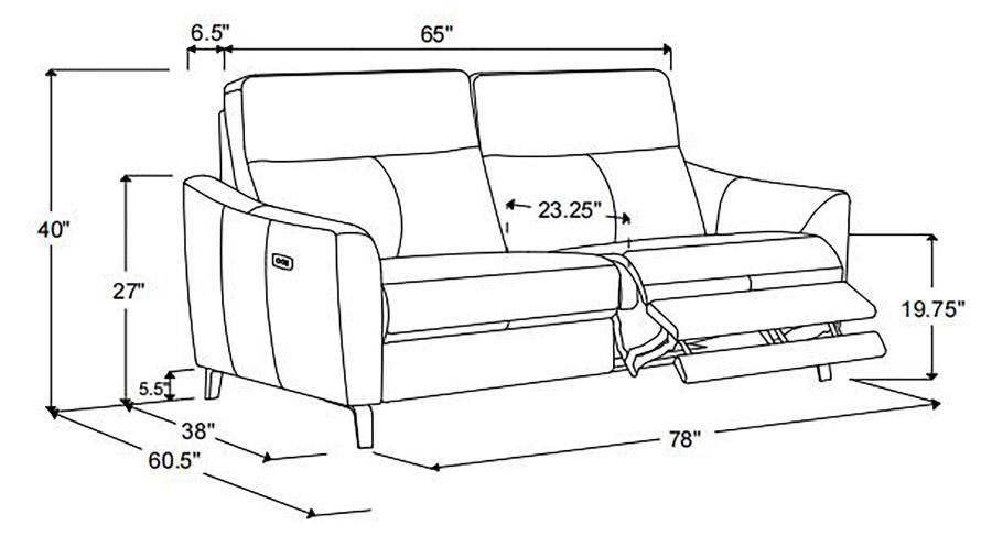 Derek - Power Sofa