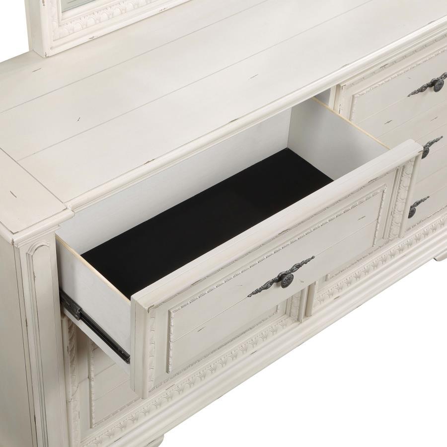 Evelyn - 6-Drawer Dresser - Antique White