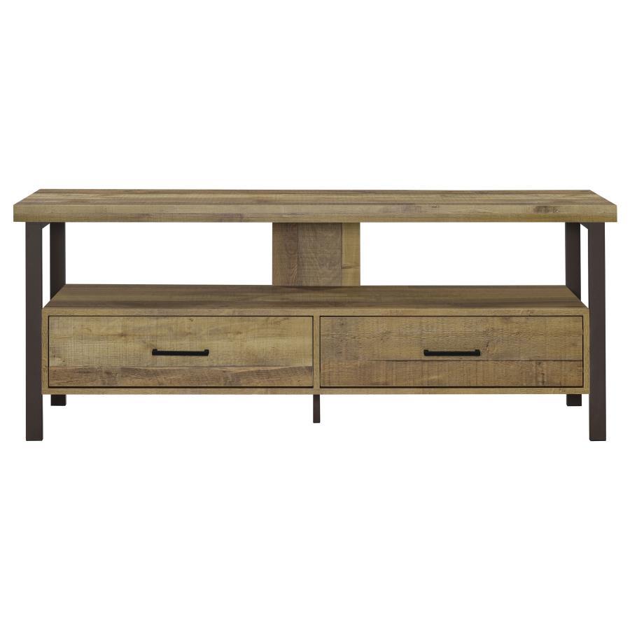 Ruston - 3-drawer Weathered Pine TV Console