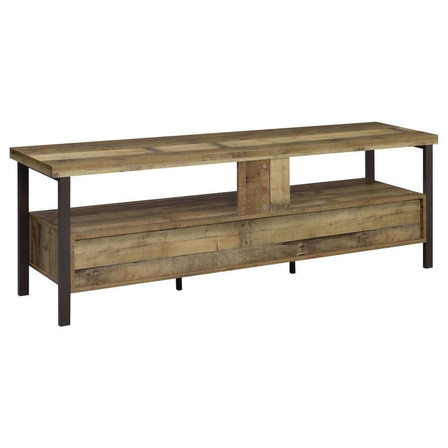 Ruston - 3-drawer Weathered Pine TV Console