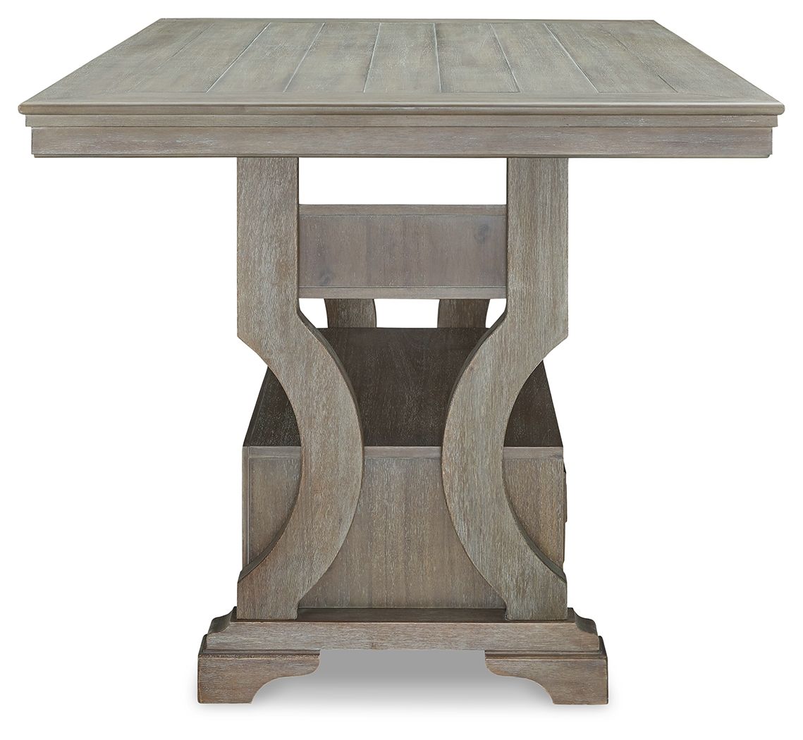 Moreshire - Bisque - Rect Dining Room Counter Table