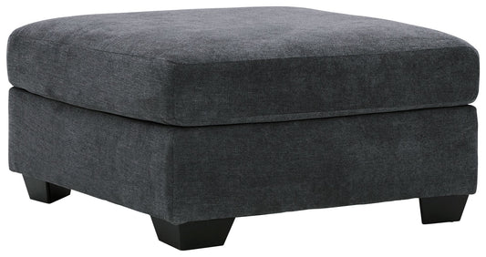 Ambrielle - Gunmetal - Oversized Accent Ottoman