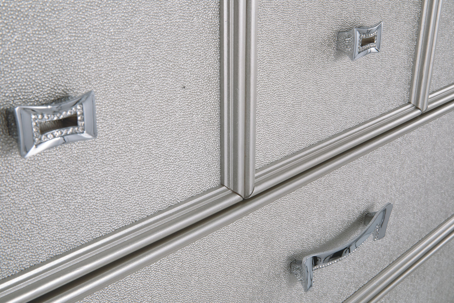 Coralayne - Silver - Five Drawer Chest