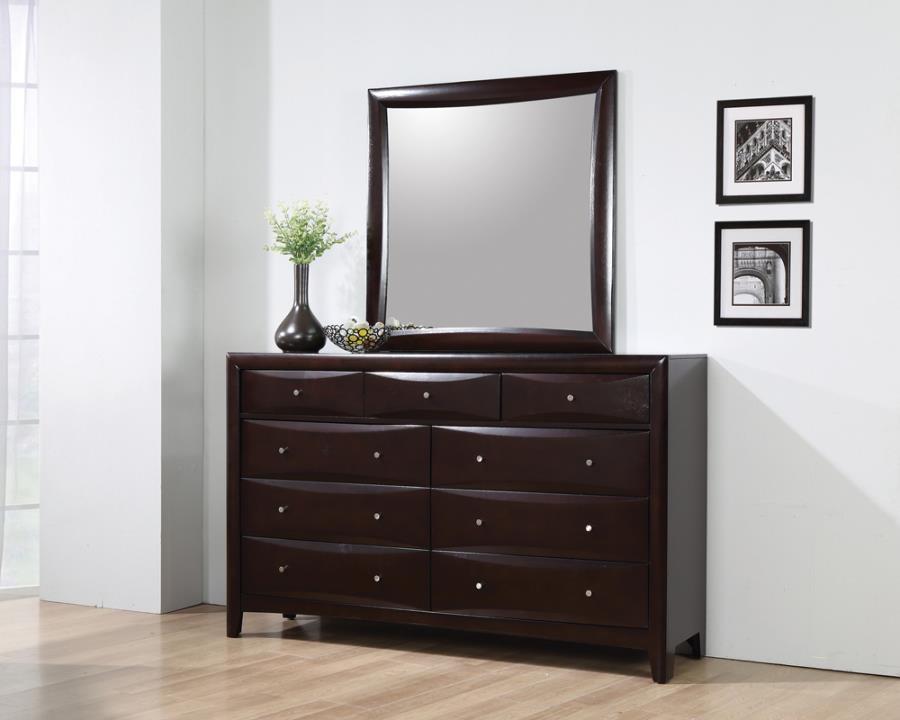 Phoenix - 9-Drawer Dresser  - Deep Cappuccino