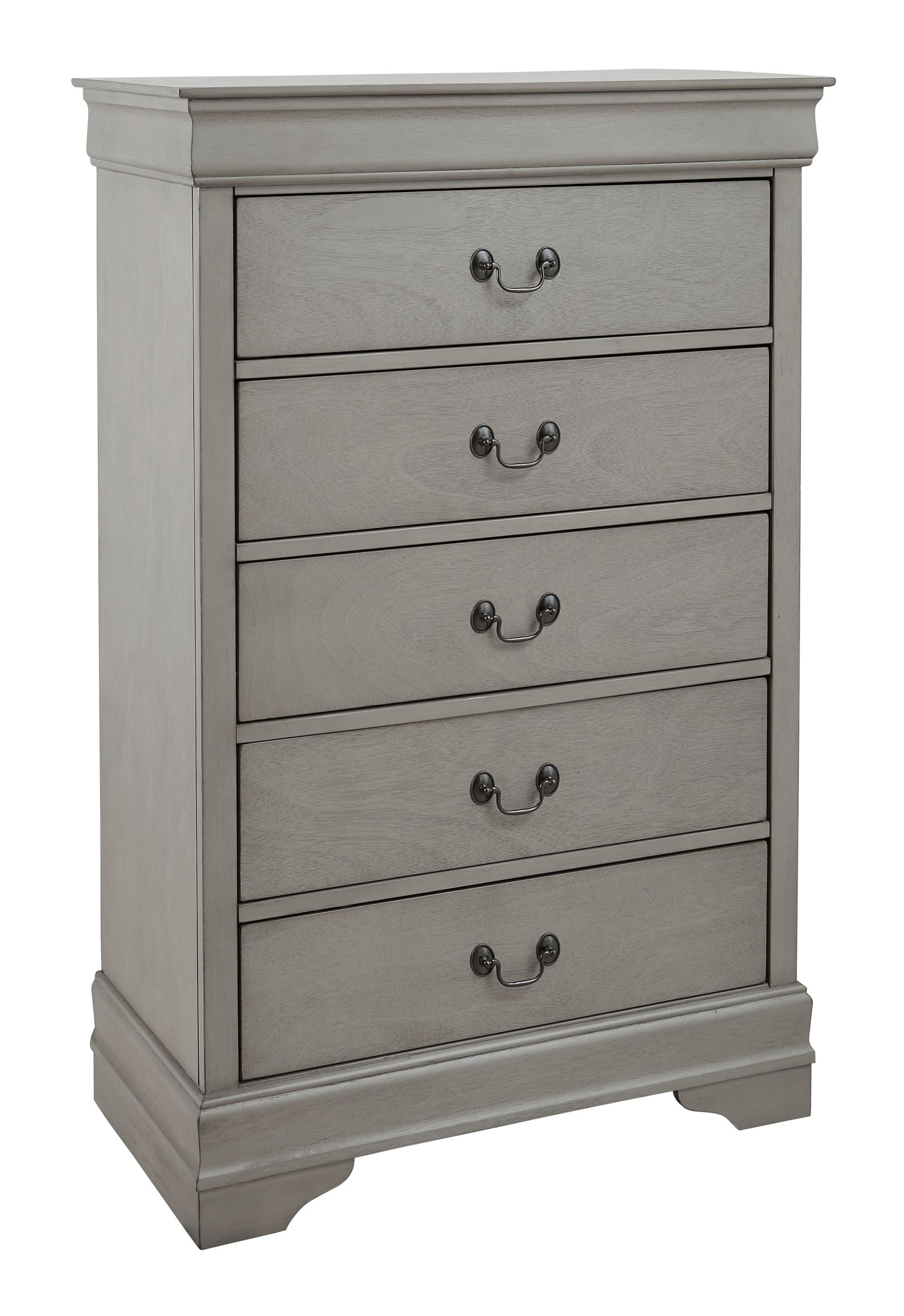 Kordasky - Gray - Five Drawer Chest