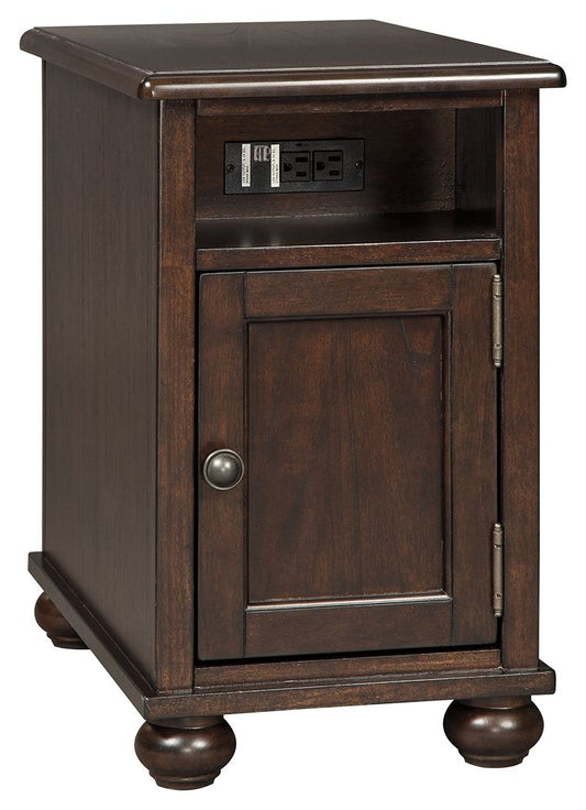 Barilanni - Dark Brown - Chair Side End Table