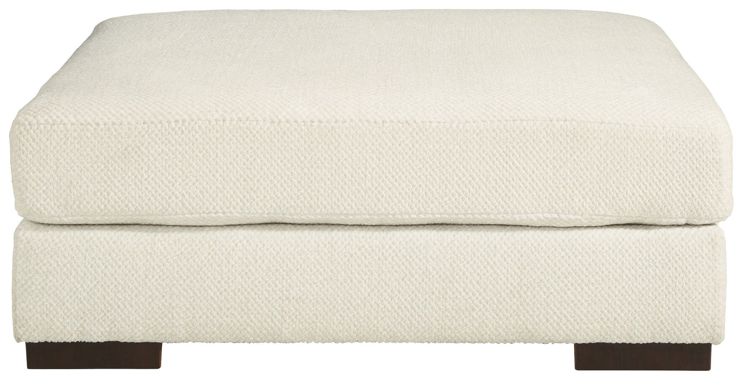 Zada - Ivory - Oversized Accent Ottoman