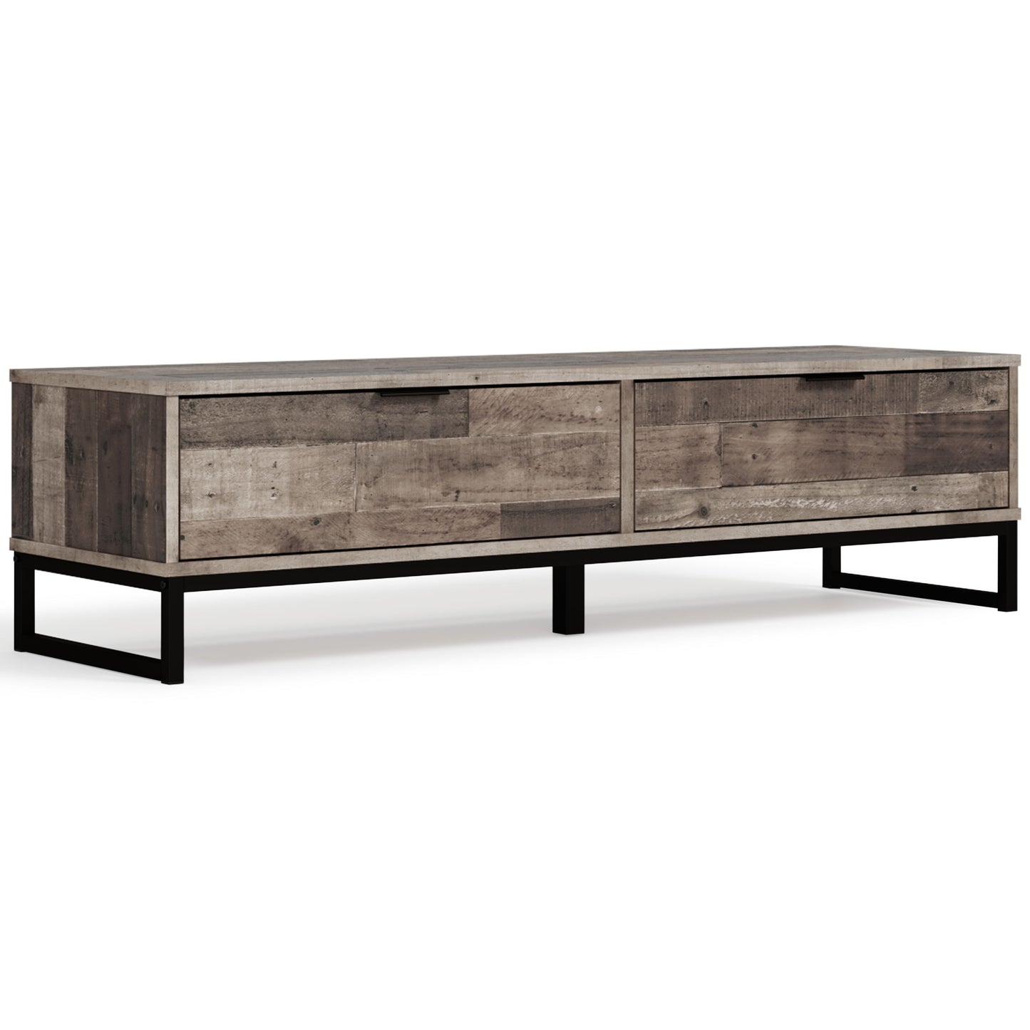 Neilsville - Black / Gray - Storage Bench