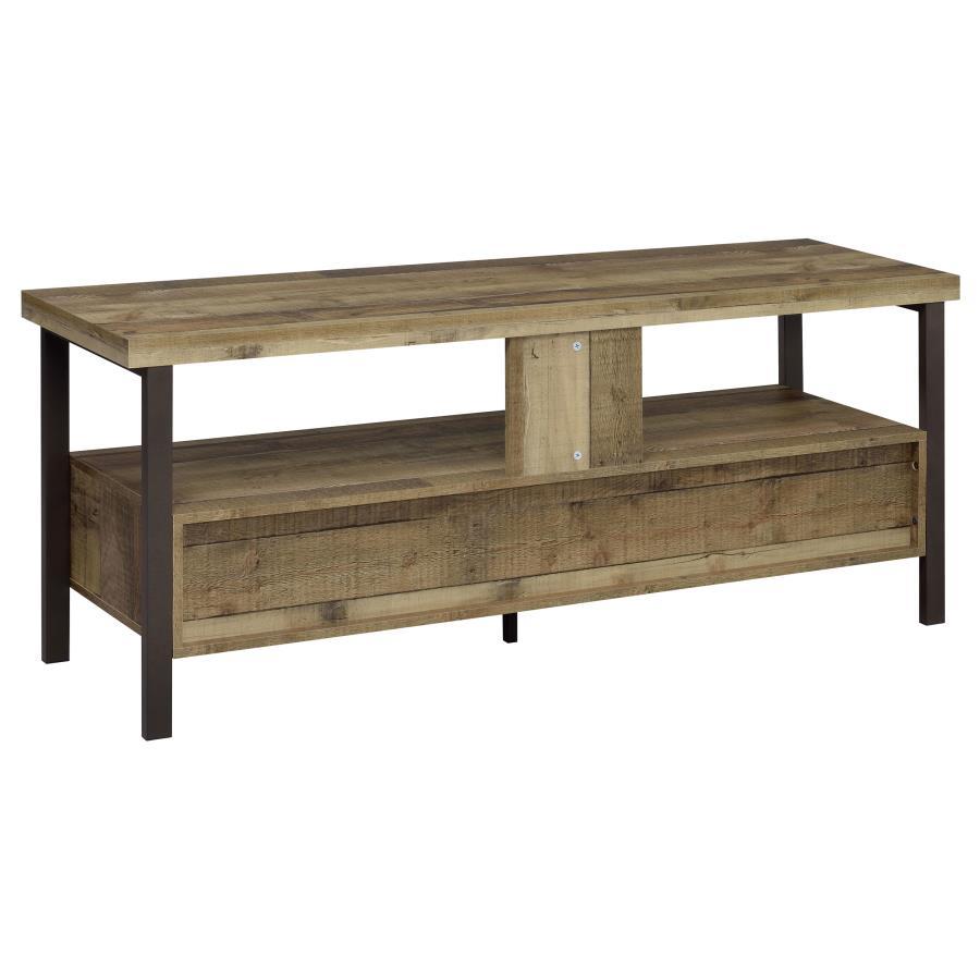 Ruston - 3-drawer Weathered Pine TV Console