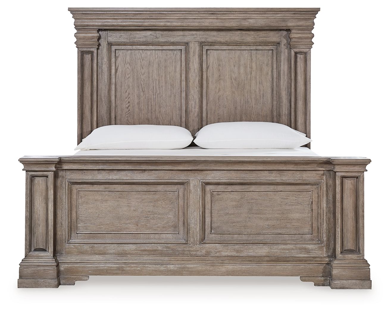 Blairhurst - Light Grayish Brown - 5 Pc. - Dresser, Mirror, California King Panel Bed