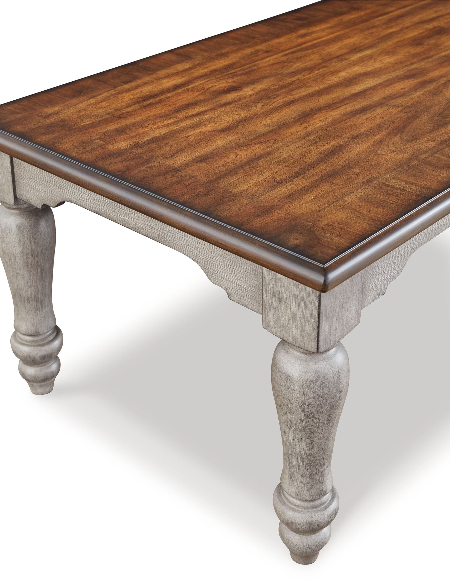 Lodenbay - Antique Gray / Brown - Rectangular Cocktail Table