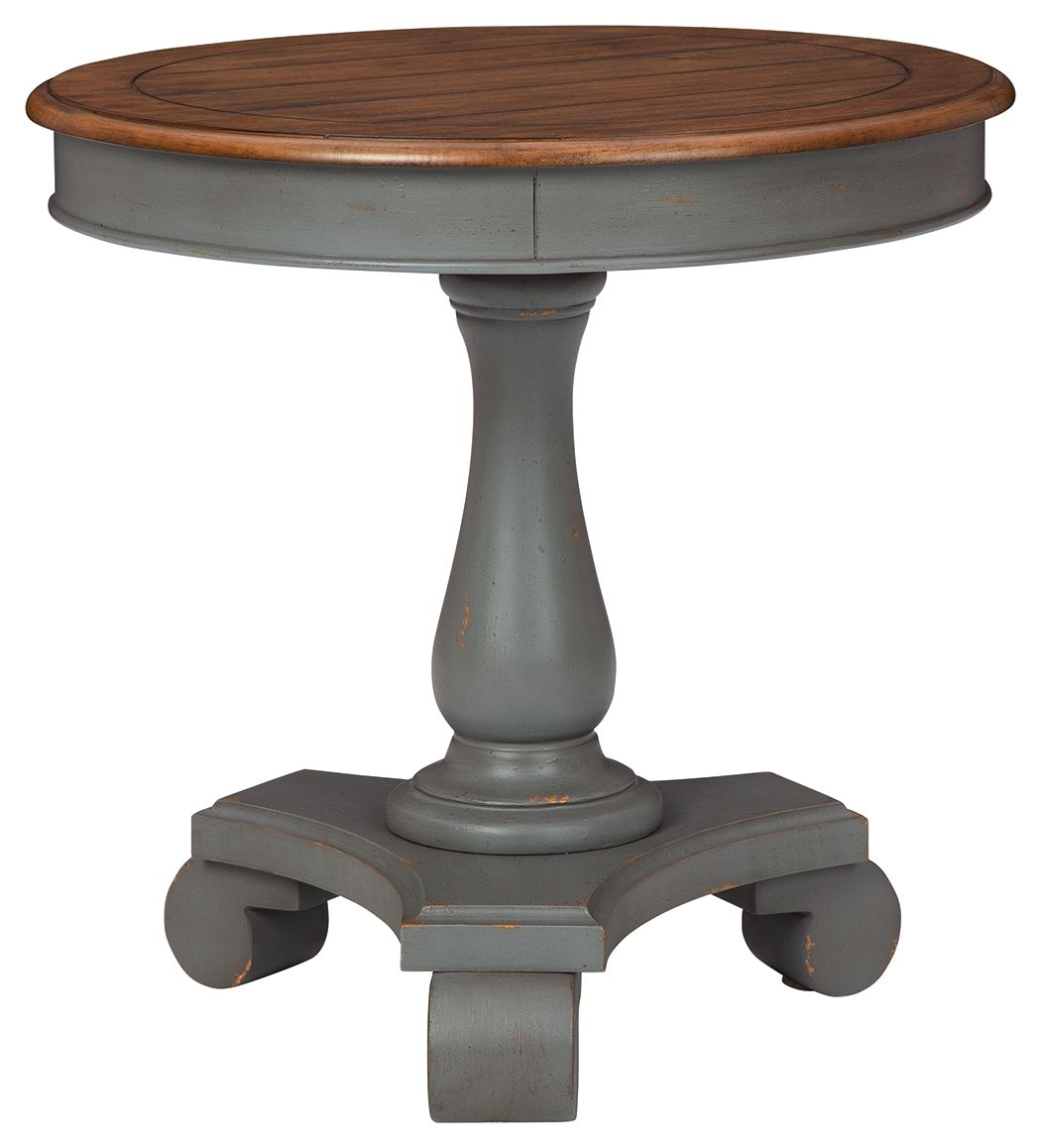 Mirimyn - Gray / Brown - Accent Table