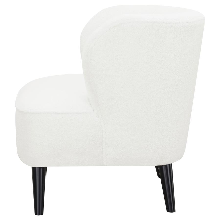 Alonzo - Upholstered Track Arms Accent Chair - Natural