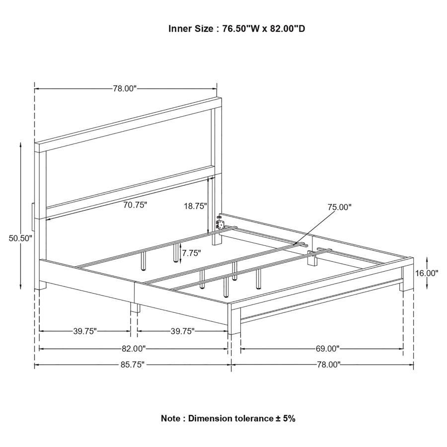 Sidney - Panel Bed