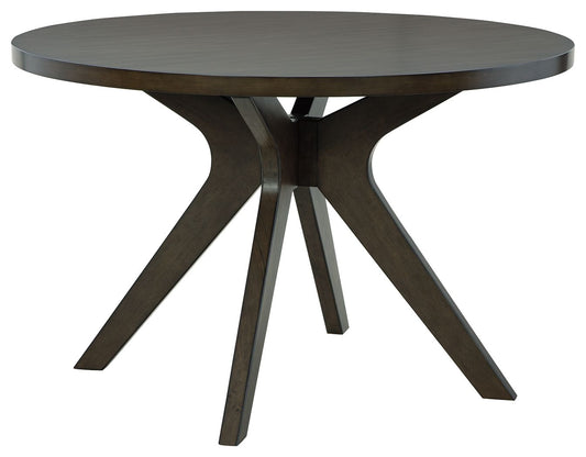 Wittland - Dark Brown - Round Dining Room Table