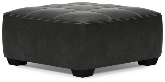 Bilgray - Pewter - Oversized Accent Ottoman