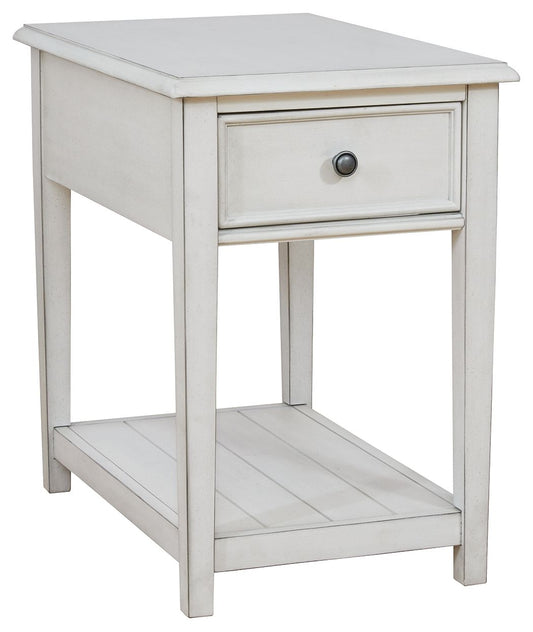 Kanwyn - Whitewash - Rectangular End Table