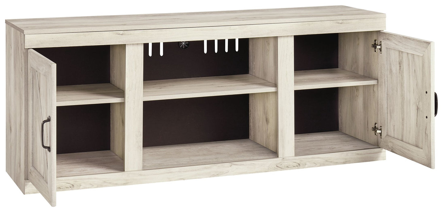 Bellaby - Whitewash - 60" TV Stand W/Fireplace Option